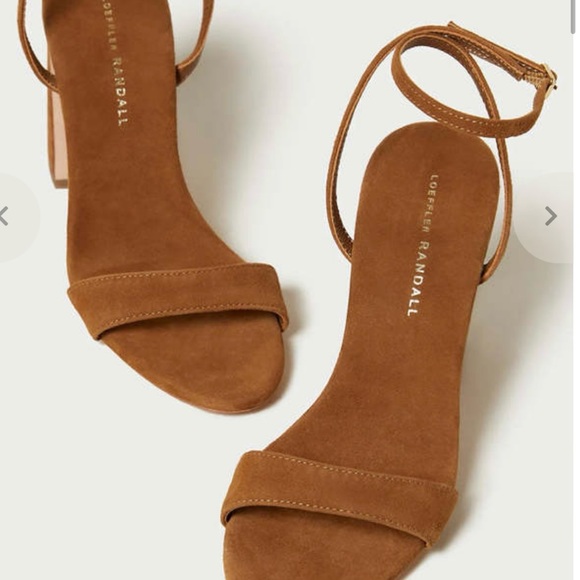 Loeffler Randall Malia Curved-Heel Sandal in Cacao Size 40 Brand New in Bow - Picture 3 of 6